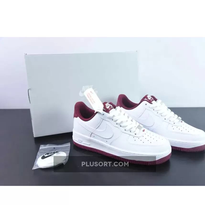 Nike Air Force 1 Low White Dark Beetroot