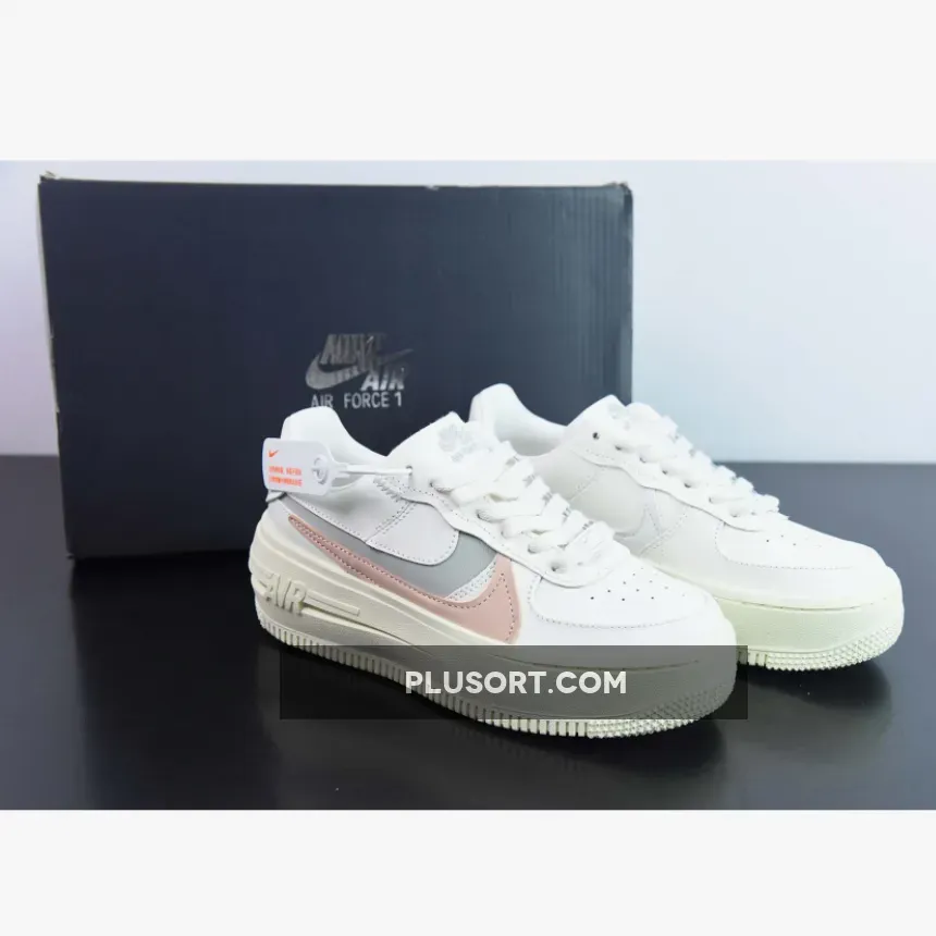 Nike Air Force 1 PLT.AF.ORM Sail Silver Orange