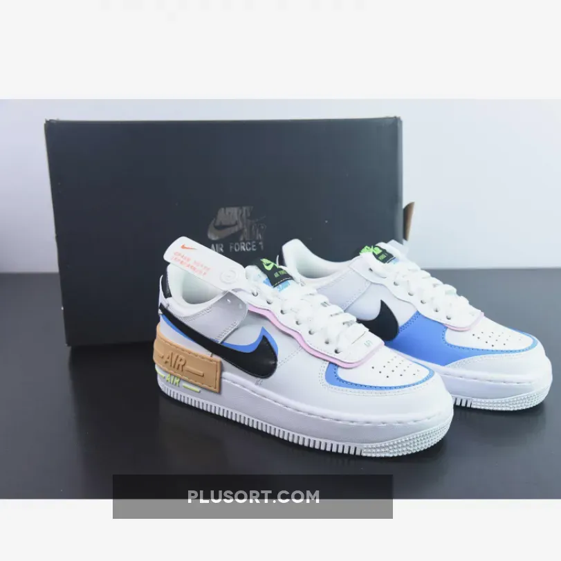 Nike Air Force 1 Shadow "Pastel" White Black