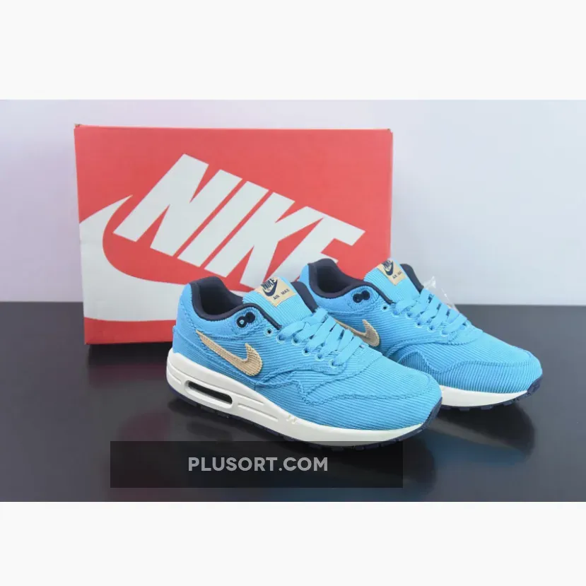 Nike Air Max 1 Corduroy Baltic Blue/Sesame