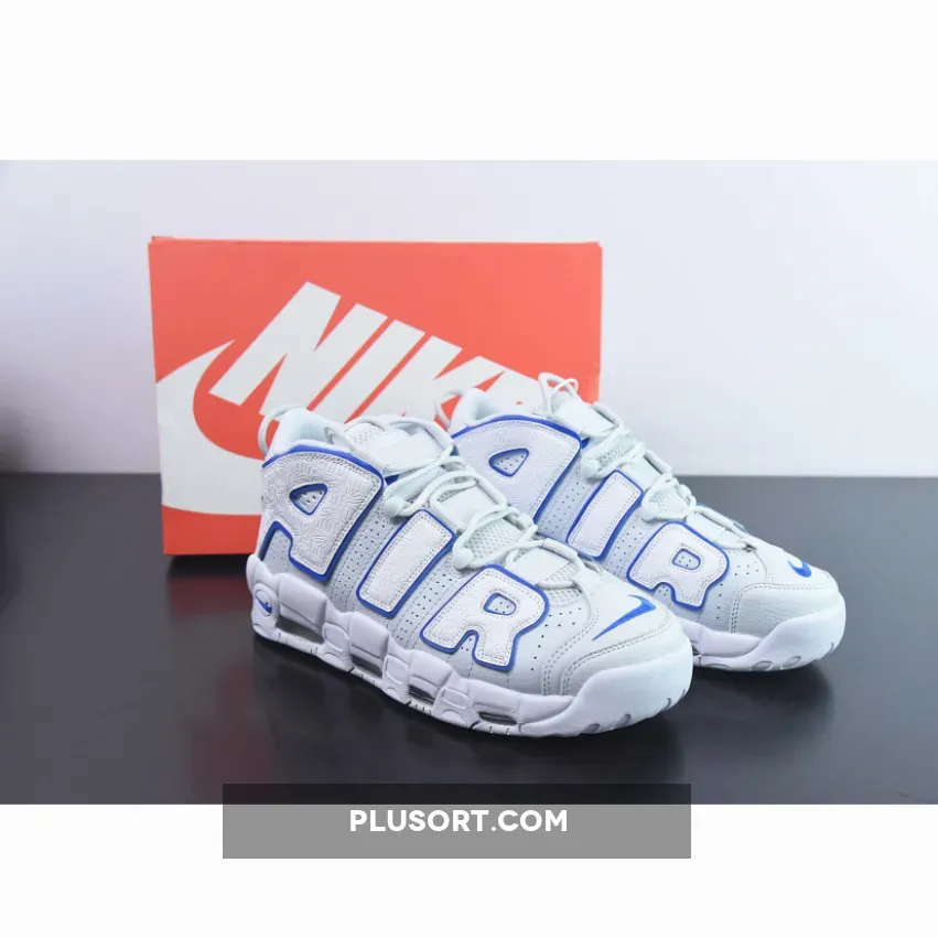 Nike Air More Uptempo "Embossed" White Royal