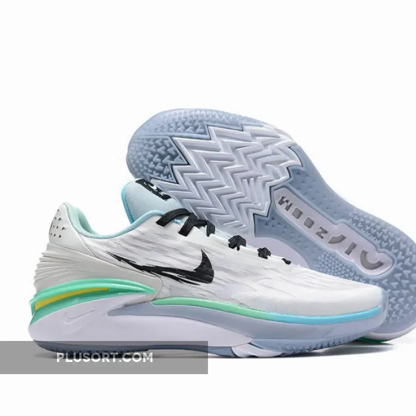 Nike Air Zoom GT Cut 2 "White Black Ice Blue Lime Green"