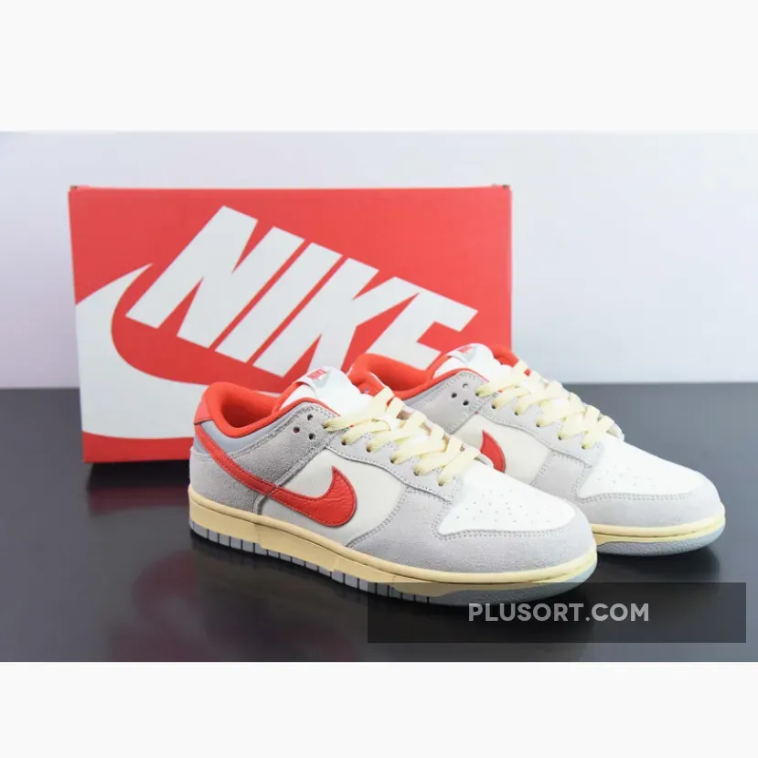 Nike Dunk Low "Athletic Department" Grey/Red