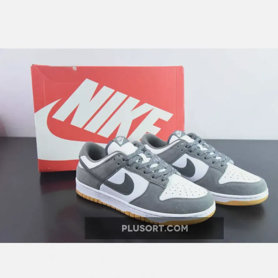 Nike Dunk Low Grey Suede Gum