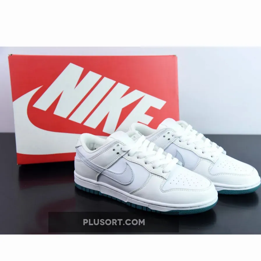 Nike Dunk Low GS White Green Grey