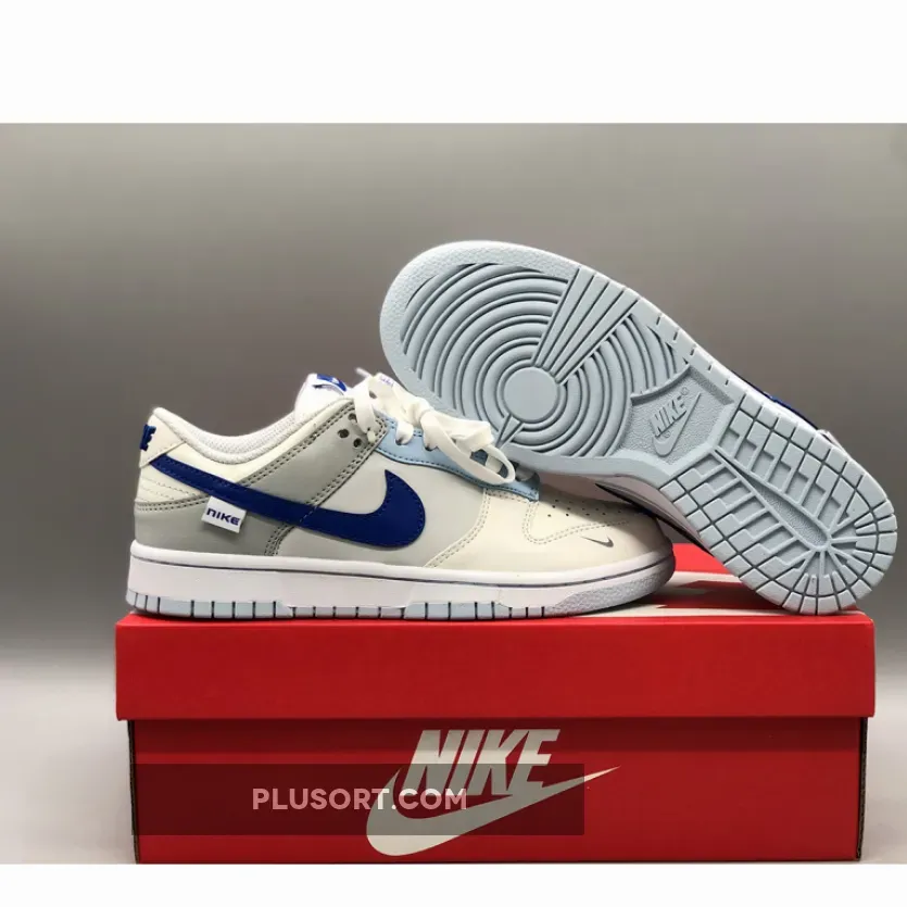 Nike Dunk Low Ivory/White/Photon Dust/Hyper Royal