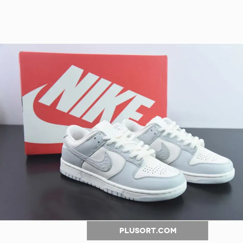 Nike Dunk Low "Needlework" Sail/Tawny-Metallic Silver