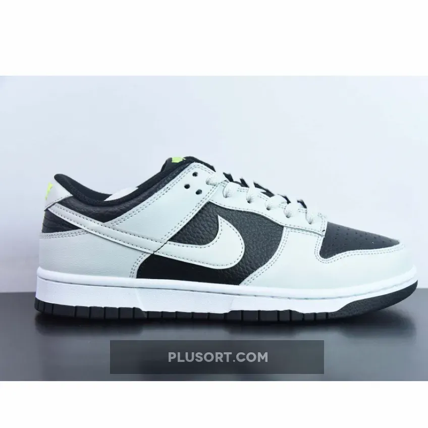 Nike Dunk Low ‘Reverse Panda Neon’ Black White Volt Nike Dunk Low ‘Reverse Panda Neon’ Black White Volt