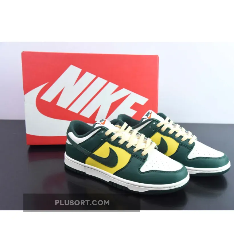 Nike Dunk Low Sail/Opti Yellow-Noble Green FD0350-133