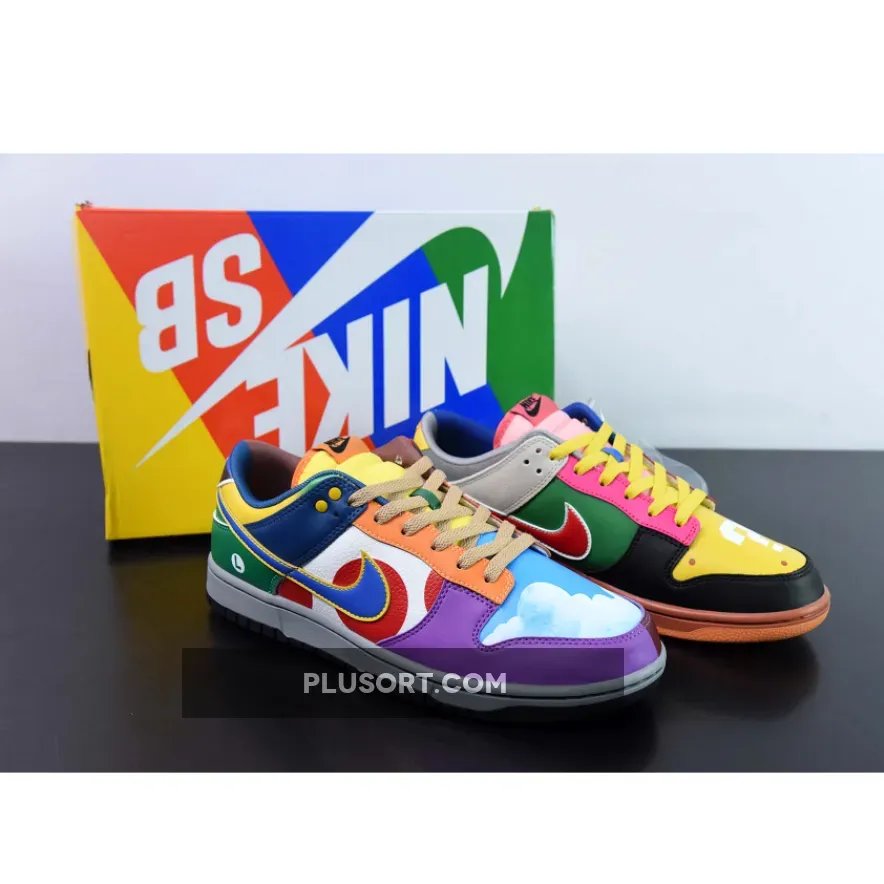 Nike Dunk Low "What the Super Mario" Custom