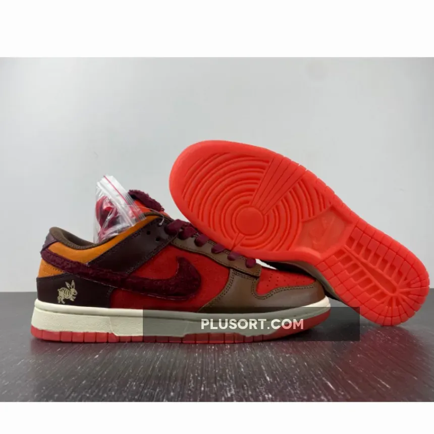 Nike Dunk Low ‘Year of the Rabbit’ Light Crimson/Night Maroon