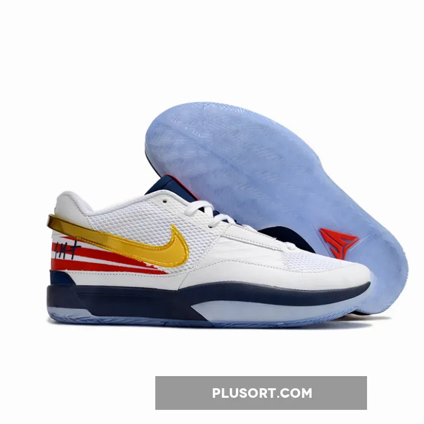 Nike JA 1 "USA" White Navy Gold Red