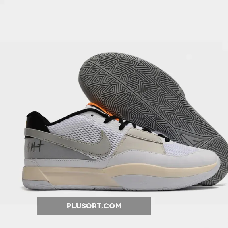 Nike JA 1 White/Light Smoke Grey-Black