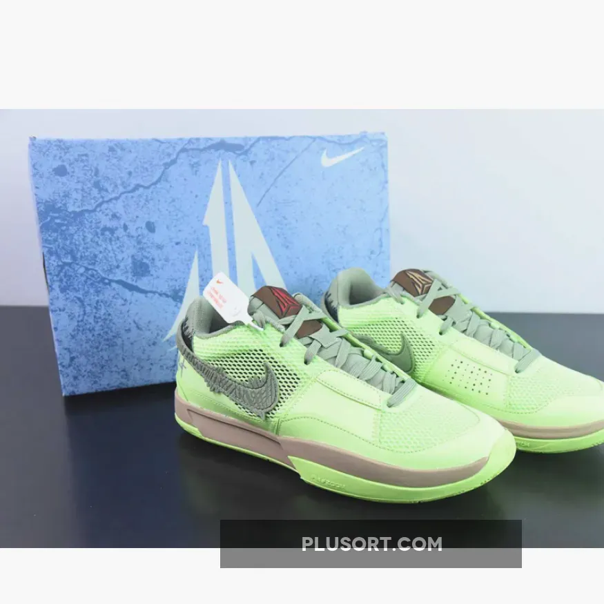 Nike Ja 1 "Zombie Halloween" Lime Blast/Oil Green-Black