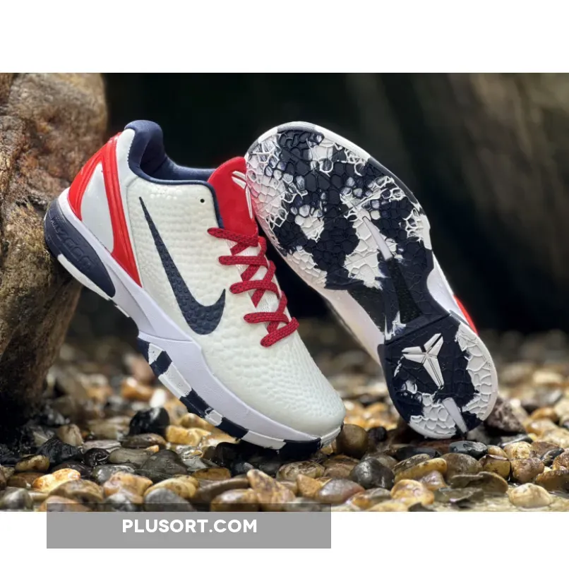 Nike Kobe 6 Protro "Team USA" PE Home White