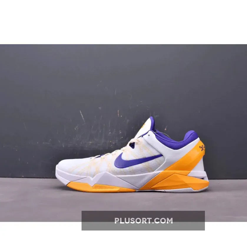 Nike Kobe 7 ‘Lakers Home’ White/Concord-Del Sol-Pure Platinum
