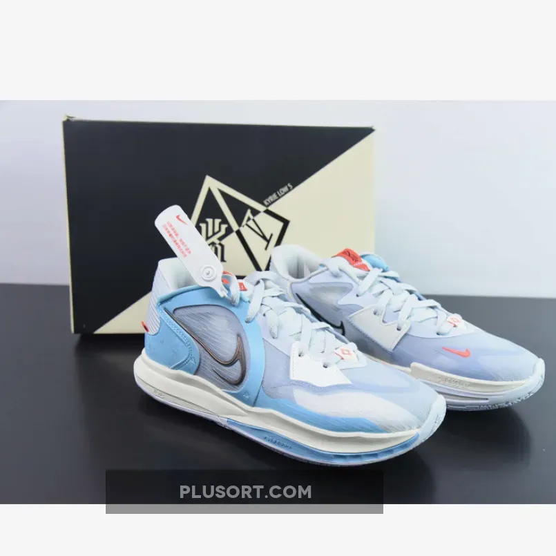 Nike Kyrie Low 5 ‘Nets’ Football Grey/Black/Blue Chill