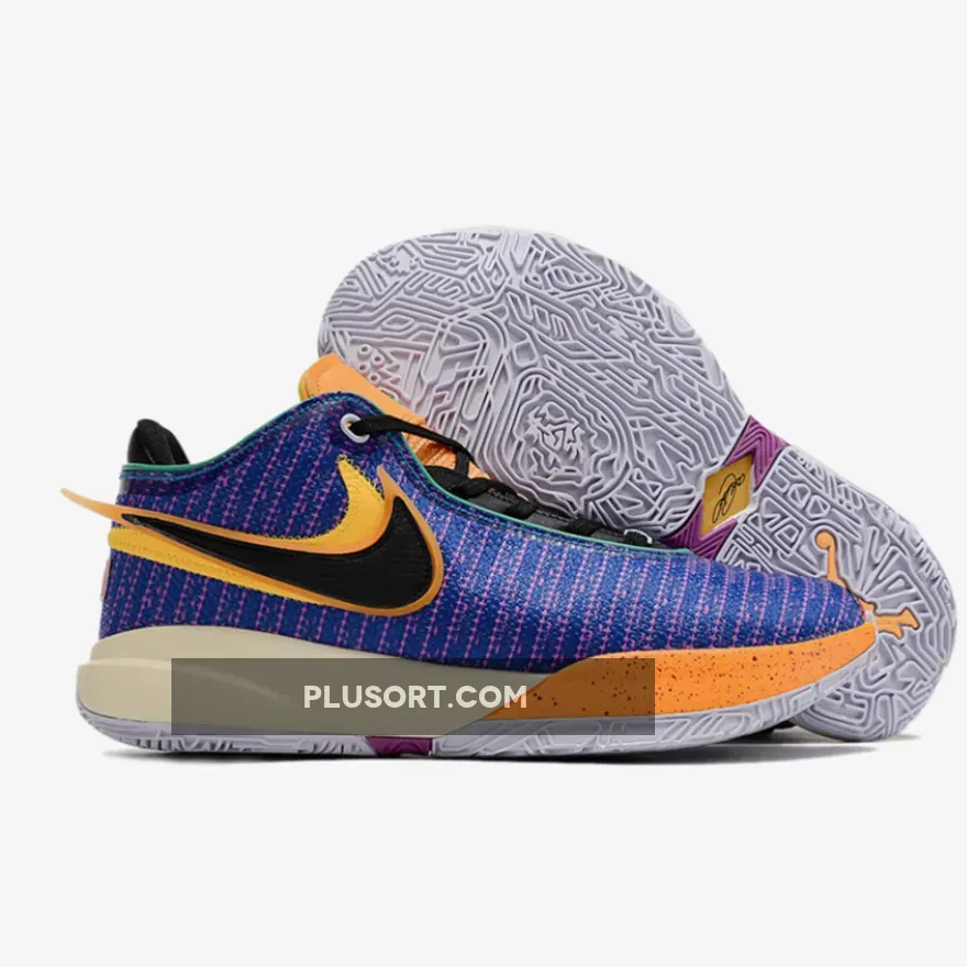 Nike LeBron 20 Racer Blue/Black-Vivid Purple