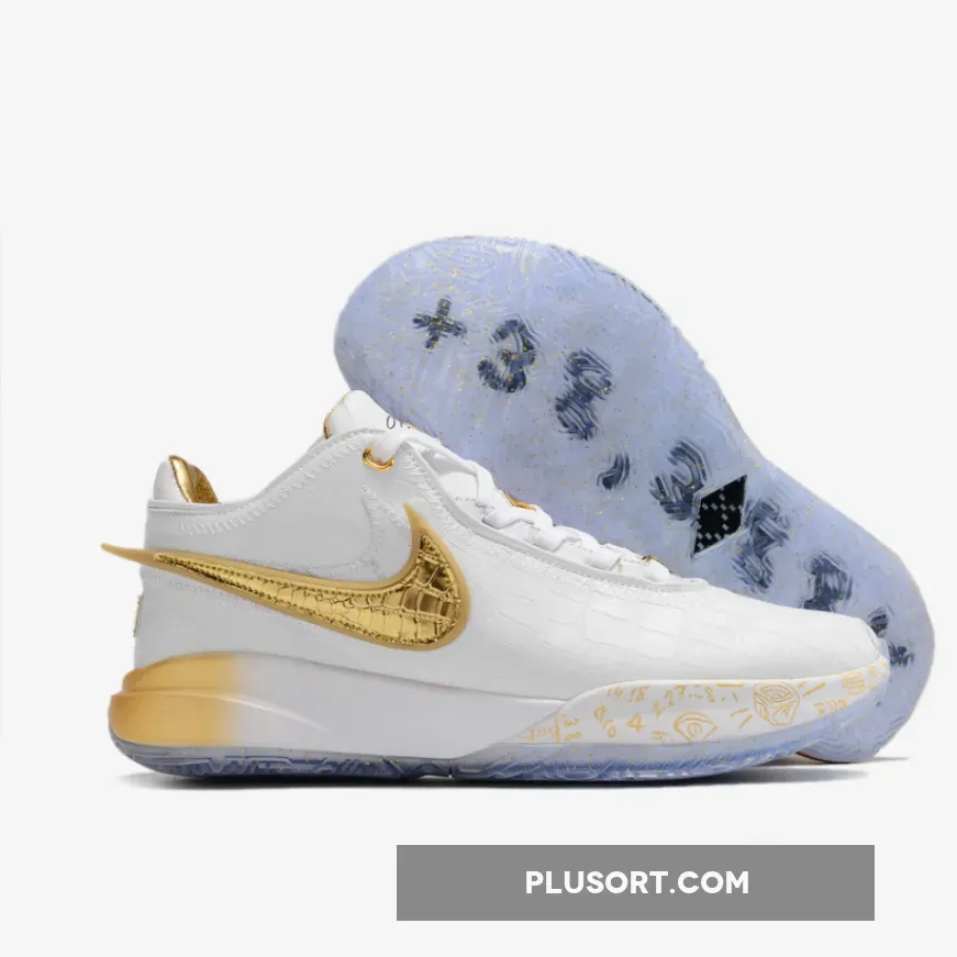 Nike LeBron 20 "The Moment" White Gold