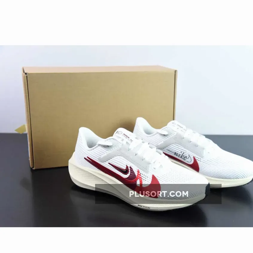 Nike Pegasus 40 Premium White/Red/Multi-Color