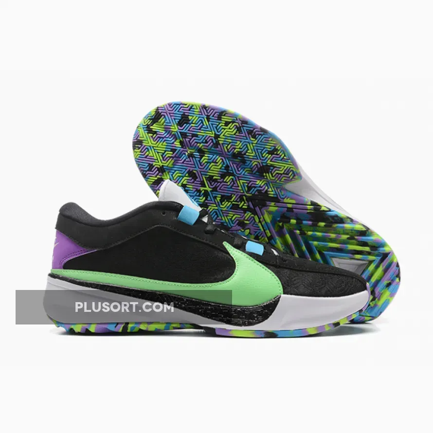 Nike Zoom Freak 5 "Black/Purple/Green"