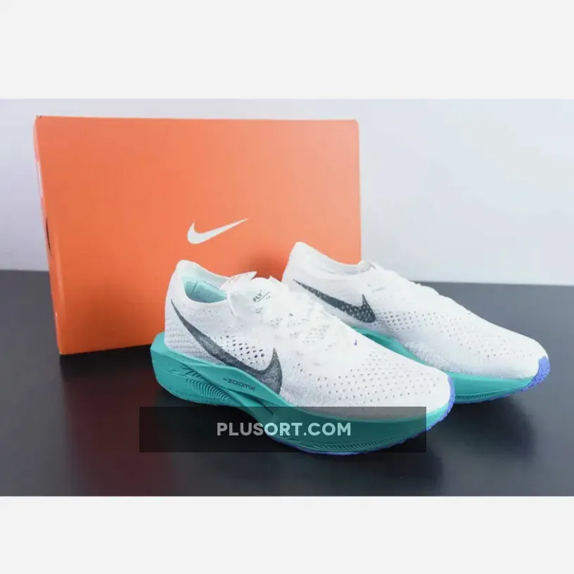 Nike ZoomX VaporFly 3 "Aquatone" White/Deep Jungle-Jade Ice