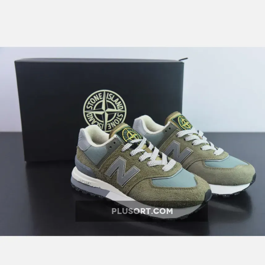 Stone Island x New Balance 574 Steel Blue/Grey