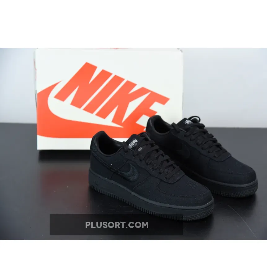 Stussy x Nike Air Force 1 Low Black