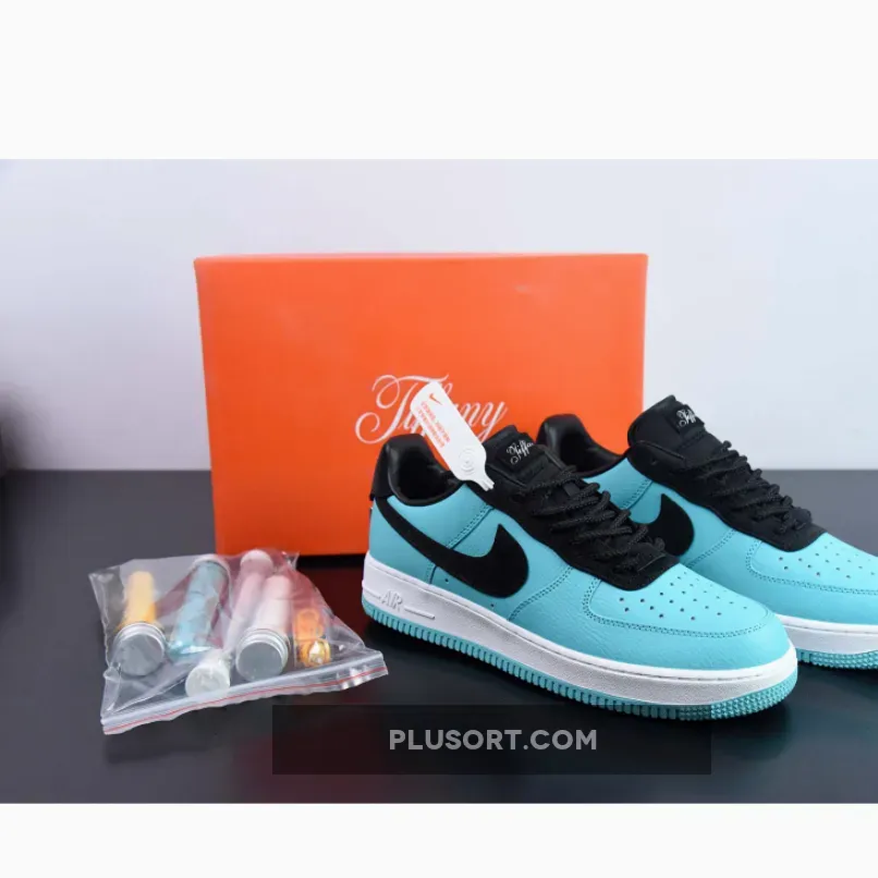 Tiff x Nike Air Force 1 Low "1837" Aqua Black