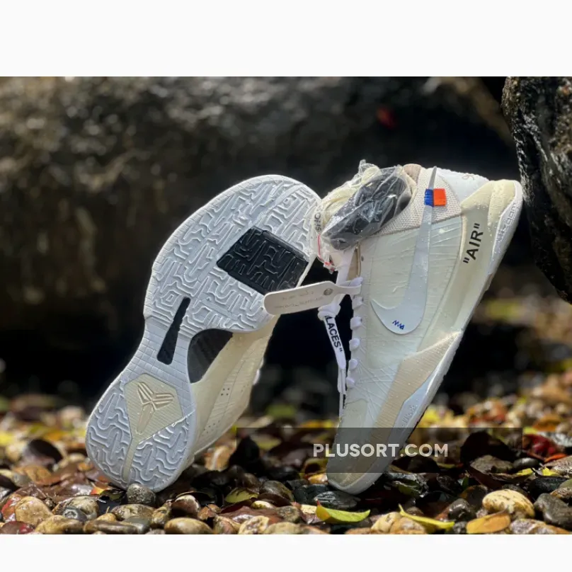 Undefeated x Custom Nike Kobe 5 Protro Rice White